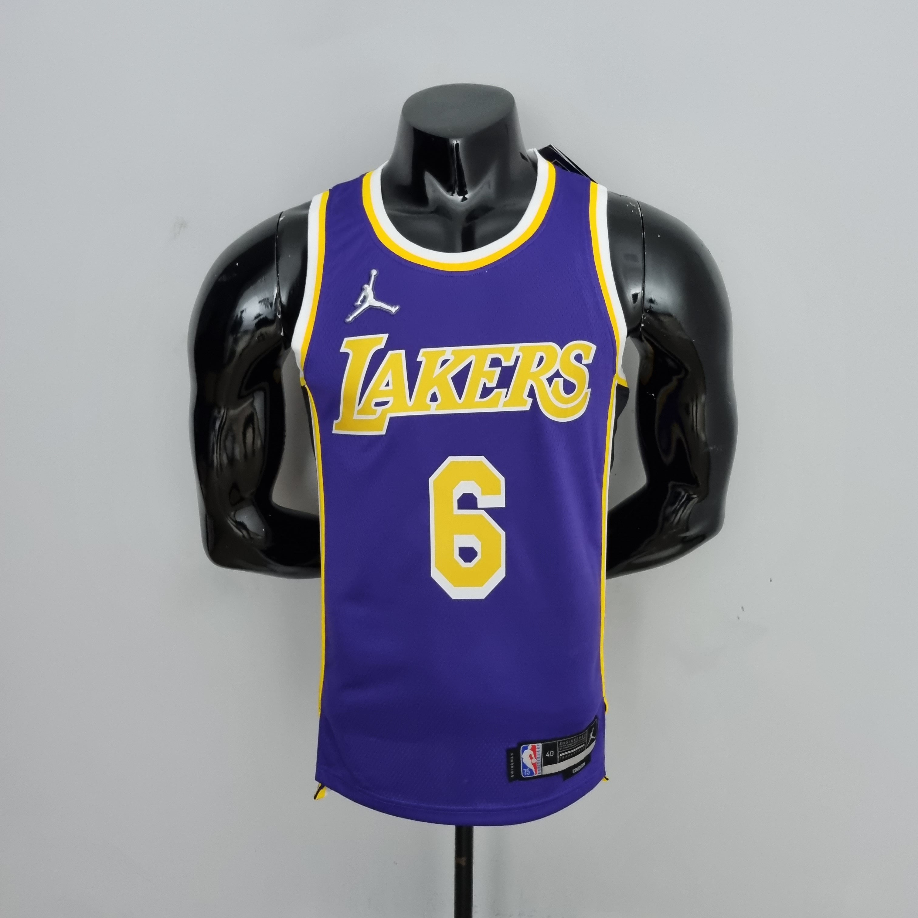 Camisa NBA Lakers #6 Jordan Purple 75° Aniversário - 23/24