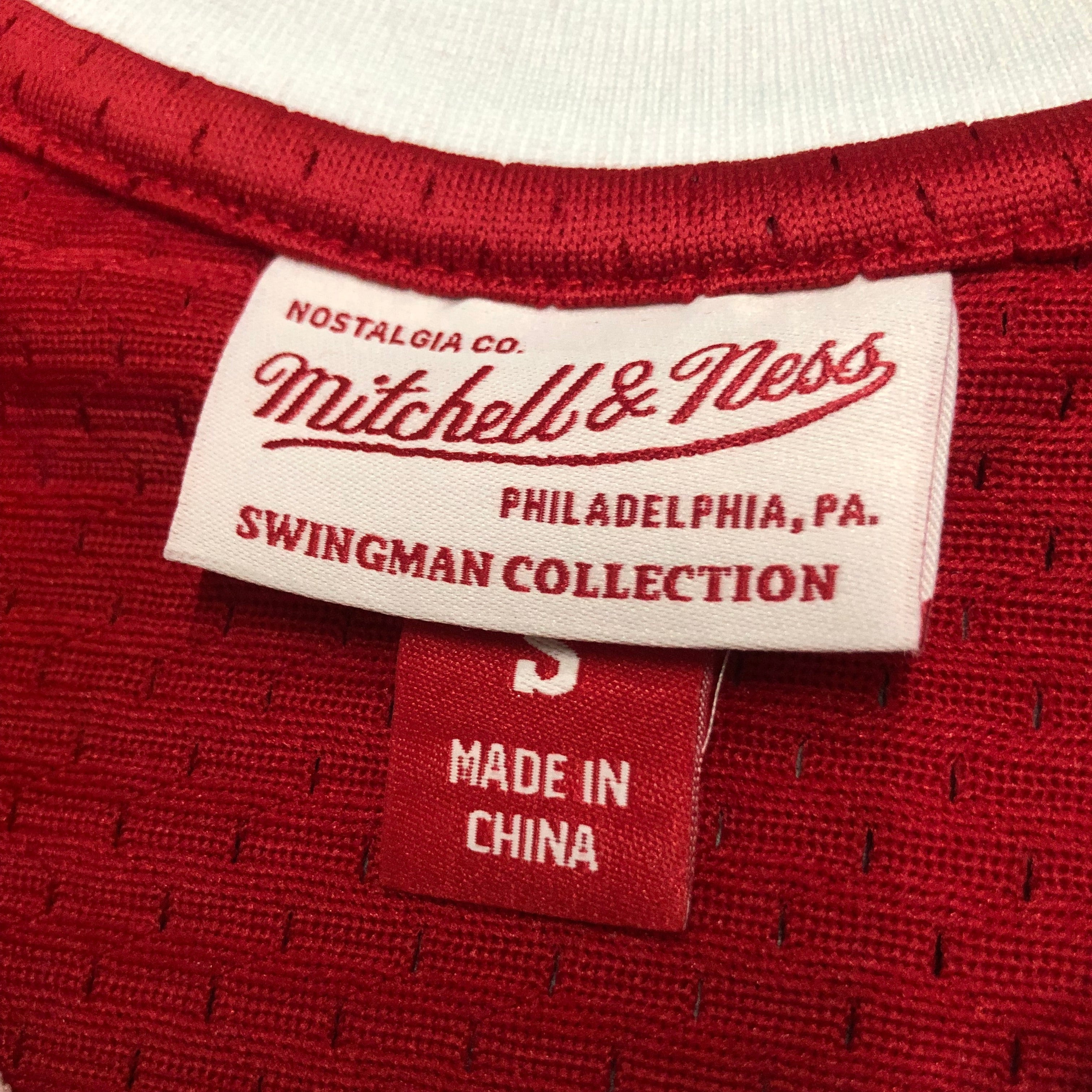 Regata Mitchell & Ness Chicago Bulls 1986-1987 Vermelha