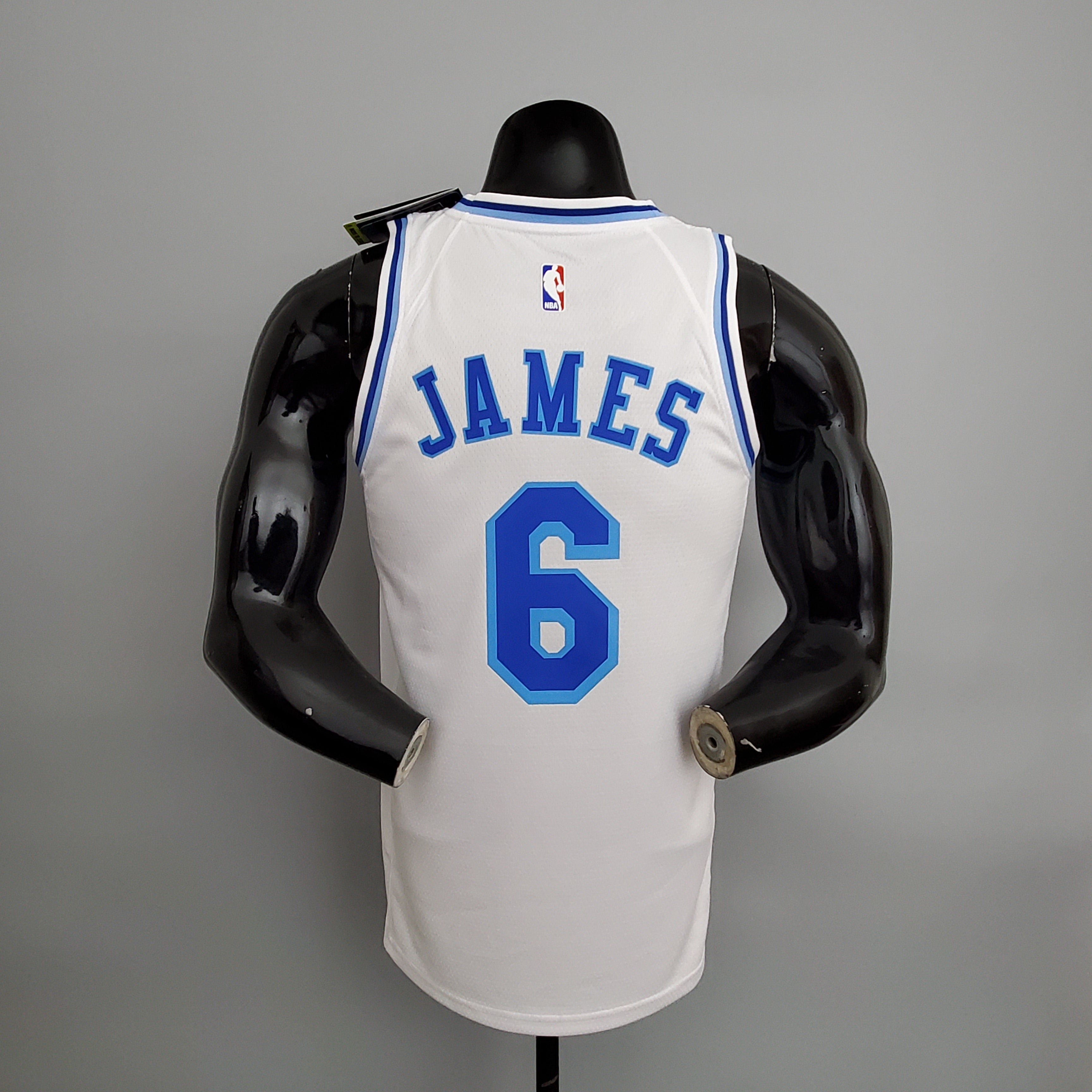 Camisa NBA Lakers #6 James Latin Night White - 23/24