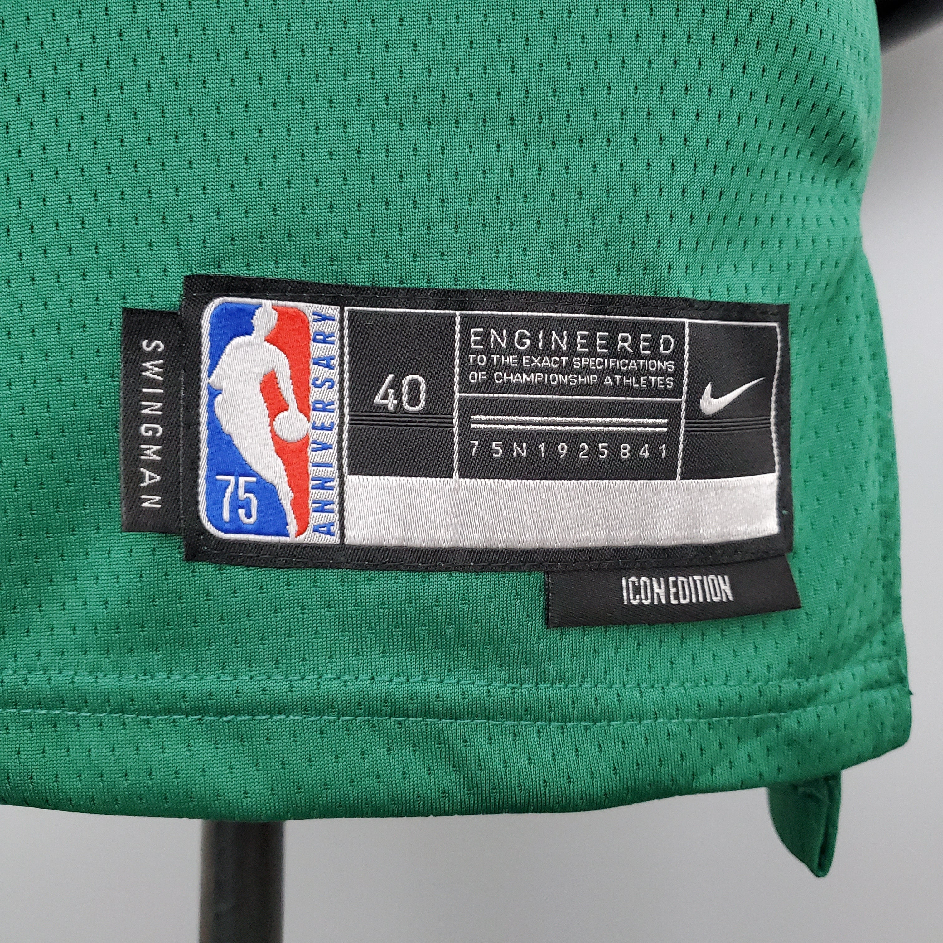 Camisa NBA Boston Celtics #11 Irving - 75° Aniversário Verde