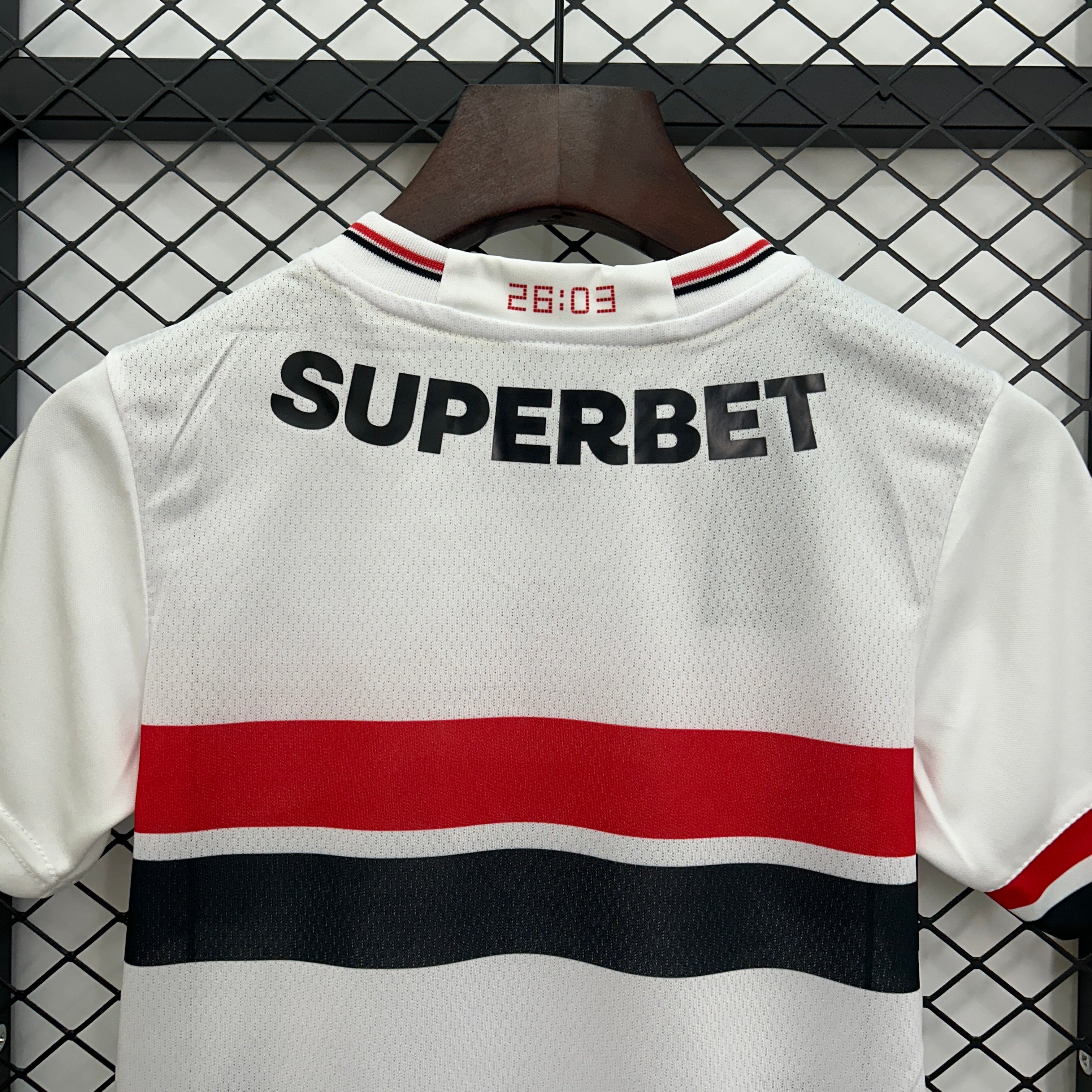 Kit Infantil São Paulo 25/26 New Balance - Branco