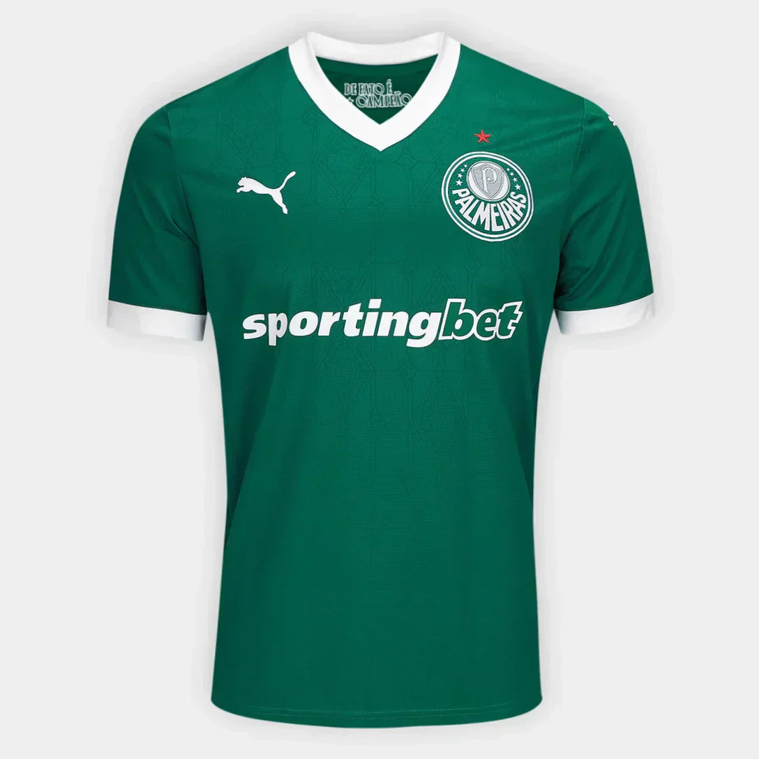 Camisa Palmeiras I 25/26 Torcedor Puma Masculina - Verde