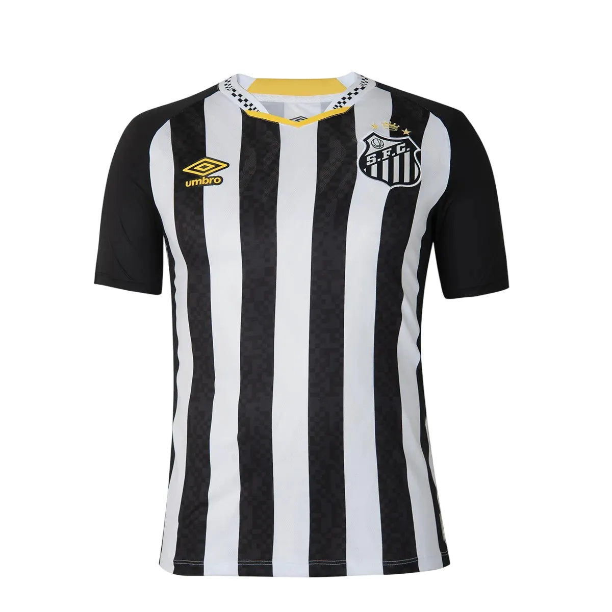 Camisa Santos Away 25/26 - Preta e Branca #NeymarJR10