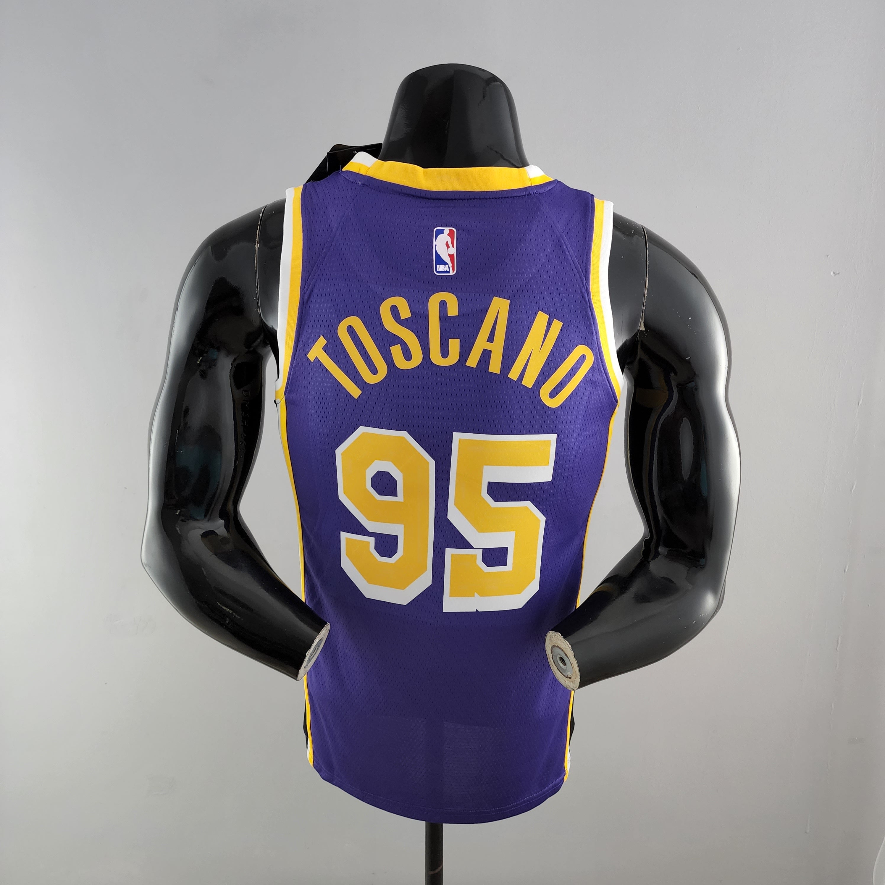 Camisa NBA Lakers #95 Toscano Roxa 75° Aniversário - 23/24