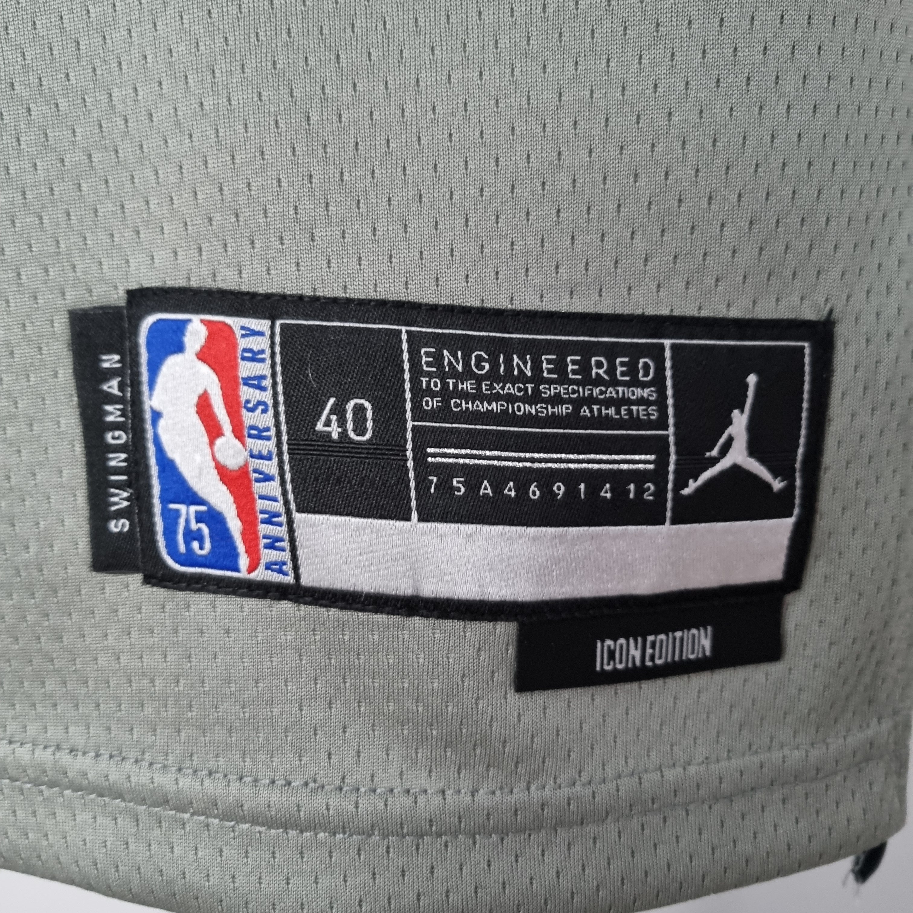 Camisa NBA Brooklyn Nets #7 Durant - 75° Aniversário