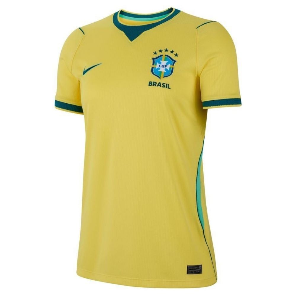 Camisa Futebol Brasil Copa do Mundo 26/27 l Amarela Feminina