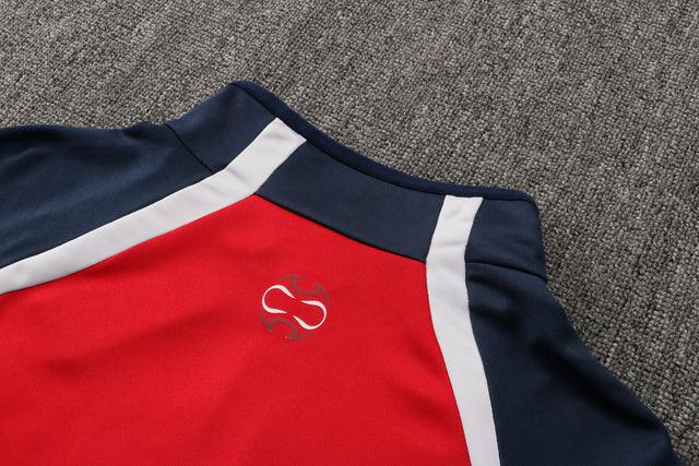 Conjunto Inverno Bayern de Munique Vermelha e Azul Adidas - Com Fecho