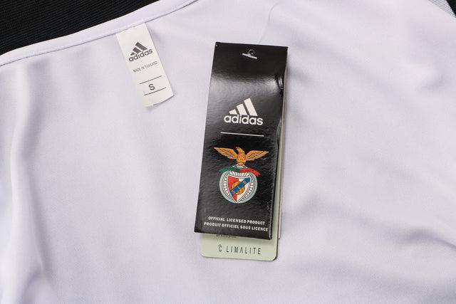 Conjunto Inverno Benfica Branca Adidas - Com Fecho