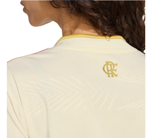 Manto Flamengo Feminina Jogo 3 Adidas 2025