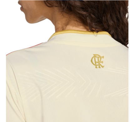 Manto Flamengo Feminina Jogo 3 Adidas 2025