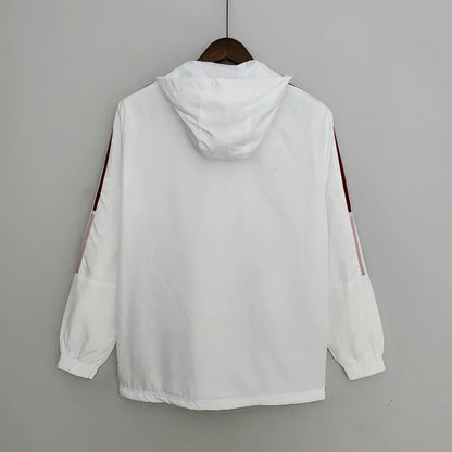 Corta-vento Flamengo Adidas - Branco+Vermelho