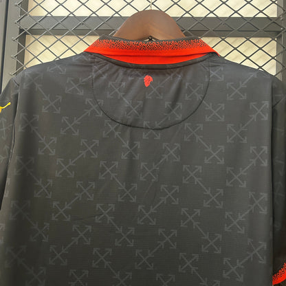 Camisa Milan 25/26 Co-Branded Edition - Preto