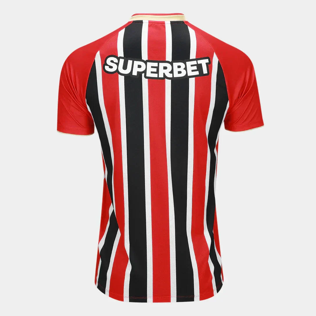 Camisa São Paulo II 25/26 Torcedor New Balance Masculina - Vermelho+Branco