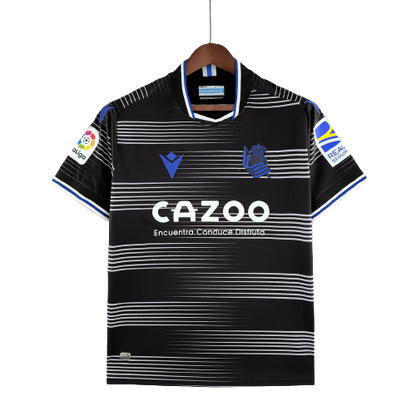 Camisa Real Sociedad II 22/23 Macron - Preta