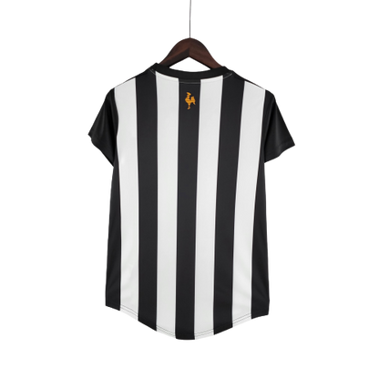 Camisa Feminina Atlético Mineiro I 22/23 Adidas - Preto e Branco