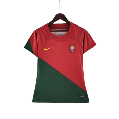 Camisa Feminina Portugal 22/23 Nike - Vinho e Verde