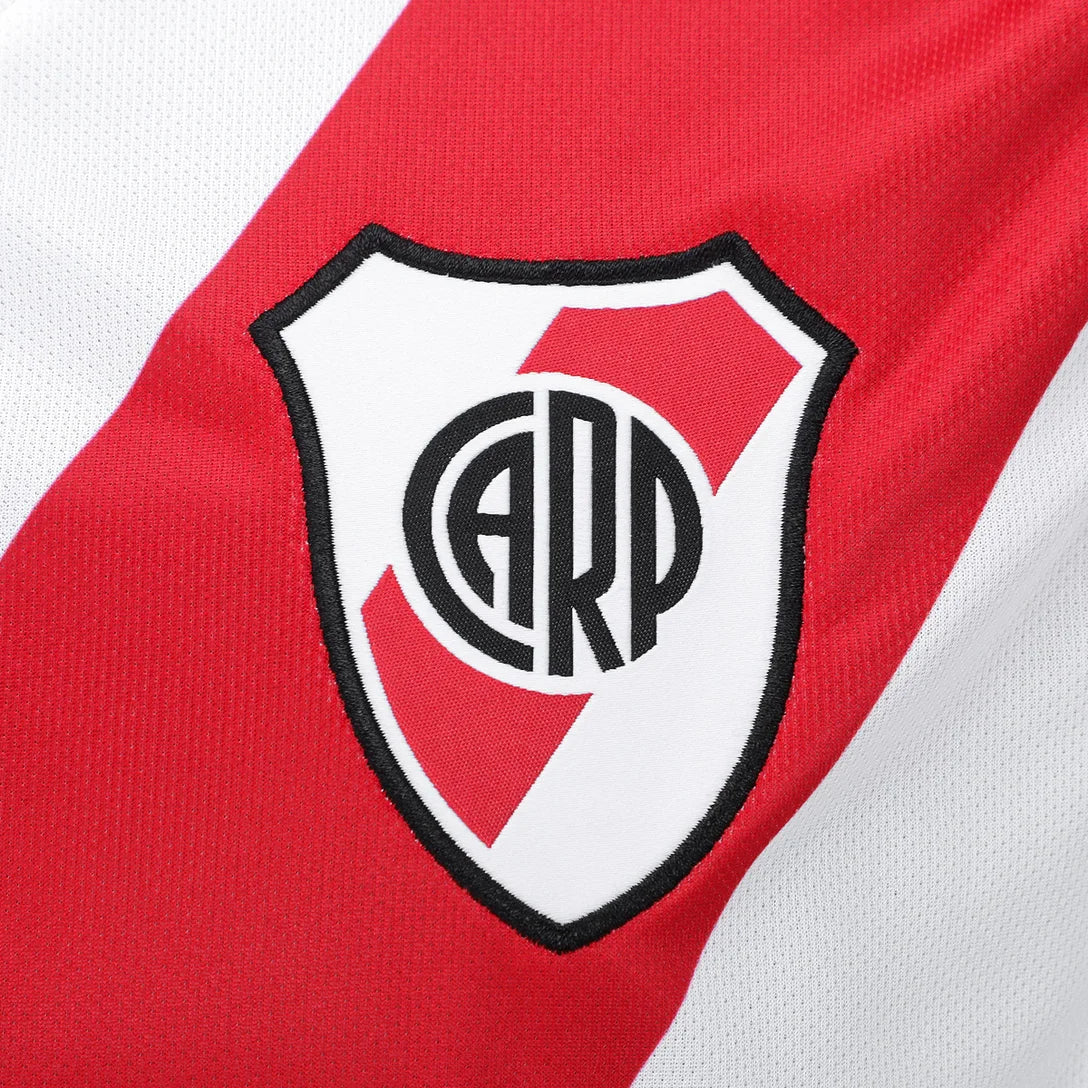 Camisa River Plate Adidas Home Torcedor 2025 s/n° Masculina - Branco+Vermelho