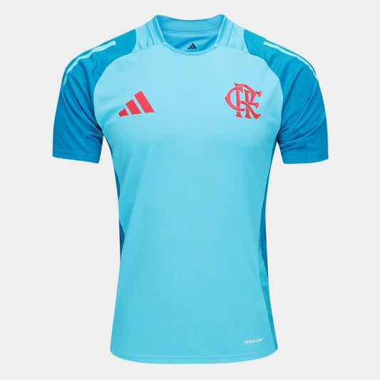Camisa Flamengo Treino 25/26 Azul e Vermelho