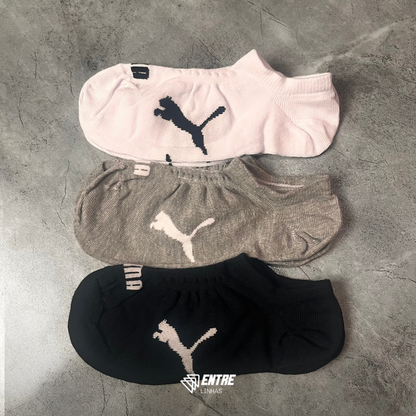 KIT 3 MEIAS PUMA SAPATILHA ORIGINAL (UNISSEX)