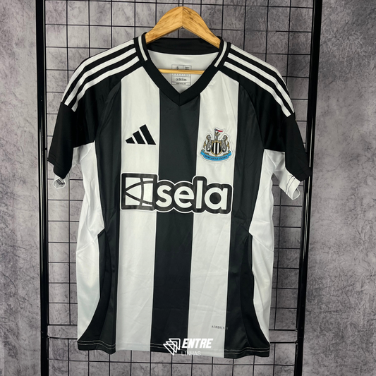 Camisa Newcastle l 2024/25 Listrada - Modelo Torcedor (PRONTA ENTREGA)