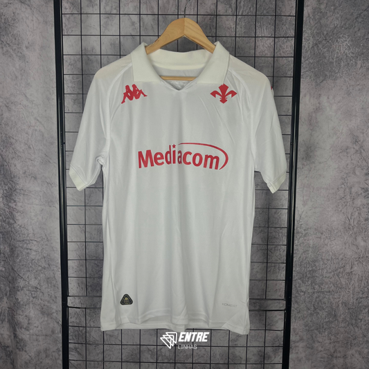 Camisa Fiorentina Reserva II - 24/25 Torcedor Masculina - Branco (PRONTA ENTREGA)