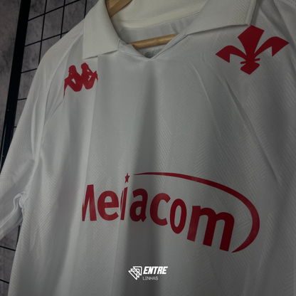 Camisa Fiorentina Reserva II - 24/25 Torcedor Masculina - Branco (PRONTA ENTREGA)
