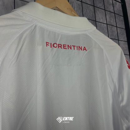 Camisa Fiorentina Reserva II - 24/25 Torcedor Masculina - Branco (PRONTA ENTREGA)