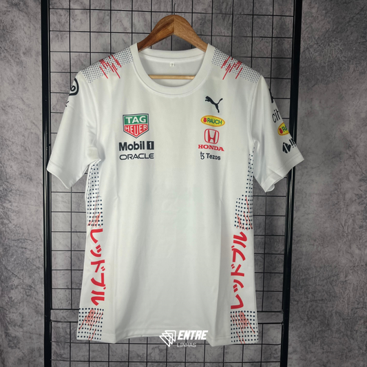 Camiseta F1 Red Bull Racing Inspired – Branca (PRONTA ENTREGA)