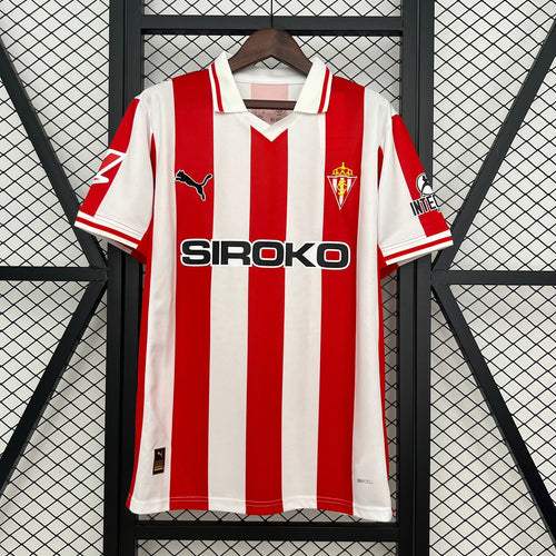 Camisa Sporting Gijon Home 25/26 - Puma Torcedor Masculina