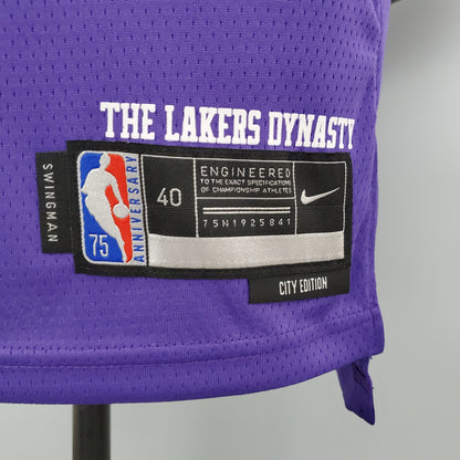 Camisa NBA Lakers #6 James City Edition Purple - 23/24