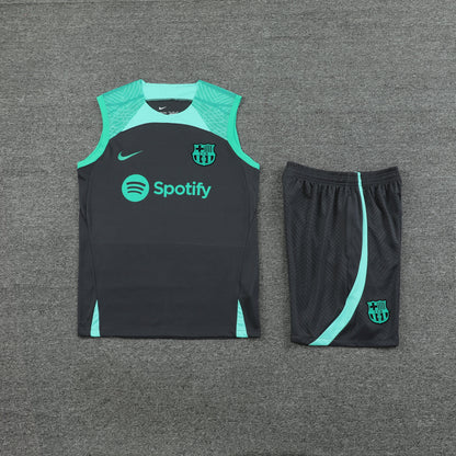 Kit Treino Barcelona 23/24 Adidas - Azul