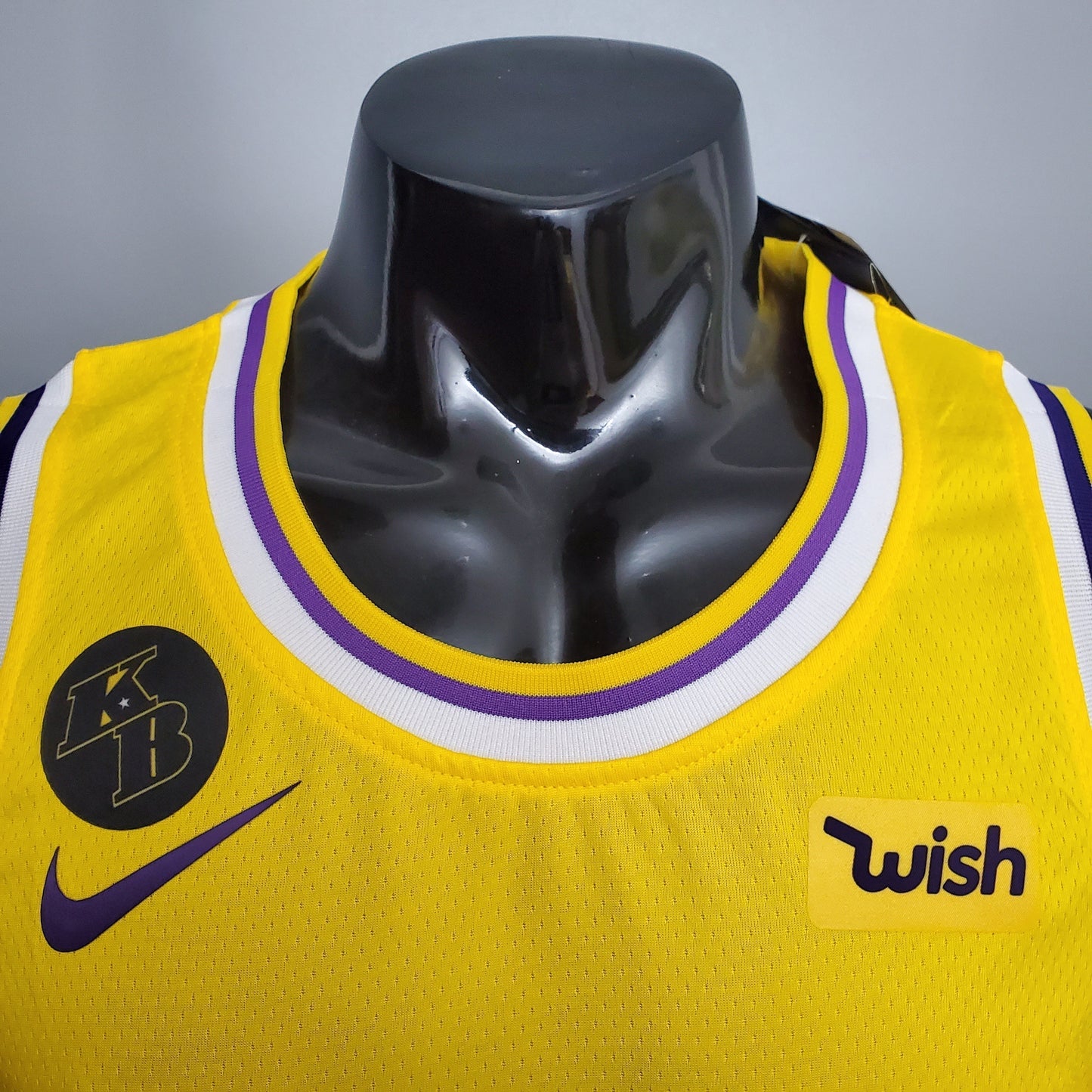Camisa NBA Lakers #8 Bryant Commemorative Yellow - 23/24