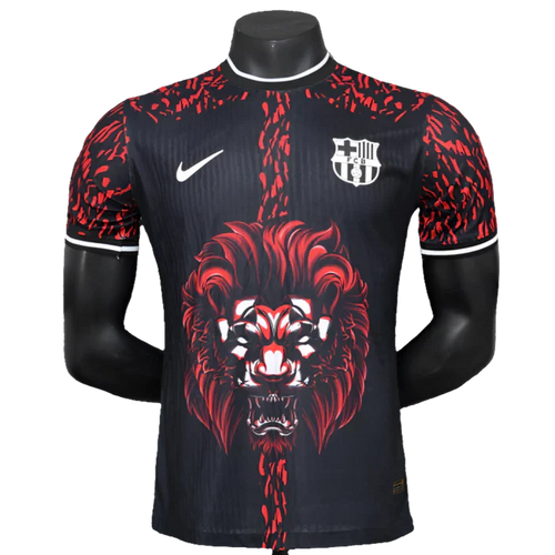 Camisa Barcelona 25/26 Edição Leão - Vermelho - Versão Jogador