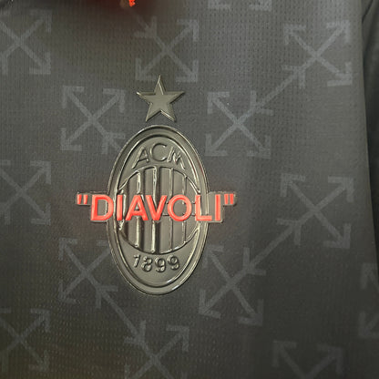 Camisa Milan 25/26 Co-Branded Edition - Preto