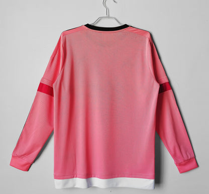 Camisa da Juventus 2015 Retrô  Manga longa - Rosa