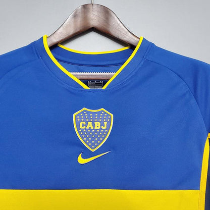 Camisa Boca Juniors Retrô 2002 Azul e Amarela - Nike