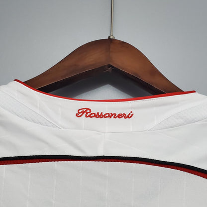 Camisa Manga Longa Milan Champions League 06/07 Adidas - Branco