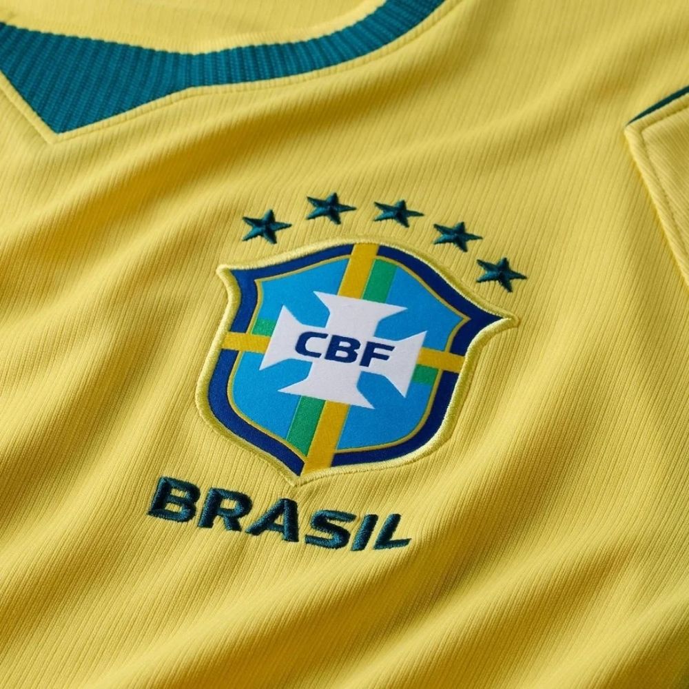 Camisa Futebol Brasil Copa do Mundo 26/27 l Amarela Feminina