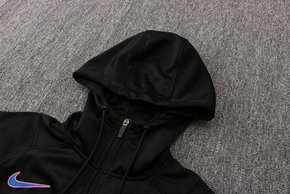 Conjunto Inverno Barcelona Preta Nike - Com Capuz