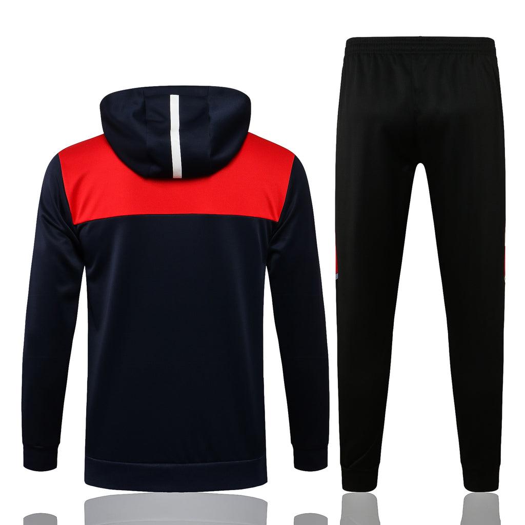 Conjunto Inverno Bayern de Munique Azul Escuro Adidas - Com Capuz