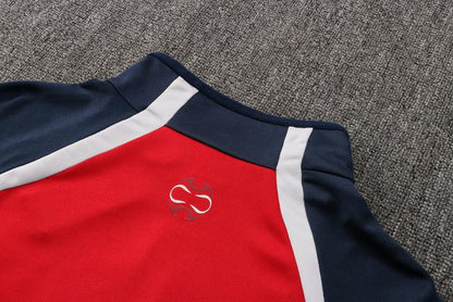 Conjunto Inverno Bayern de Munique Vermelha e Azul Adidas - Com Fecho
