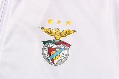 Conjunto Inverno Benfica Branca Adidas - Com Fecho