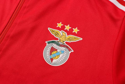 Conjunto Inverno Benfica Vermelha Adidas - Com Fecho