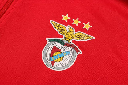 Conjunto Inverno Benfica Vermelha Adidas- Com Ziper