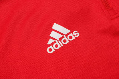 Conjunto Inverno Benfica Vermelha Adidas- Com Ziper