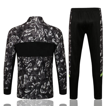 Conjunto Inverno Borussia Dortmund Preta Puma - Com Fecho