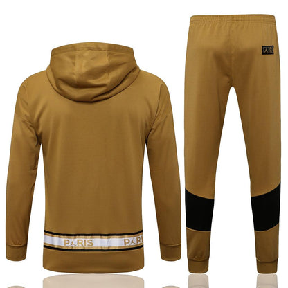 Conjunto Inverno PSG Amarela Jordan - Com Capuz