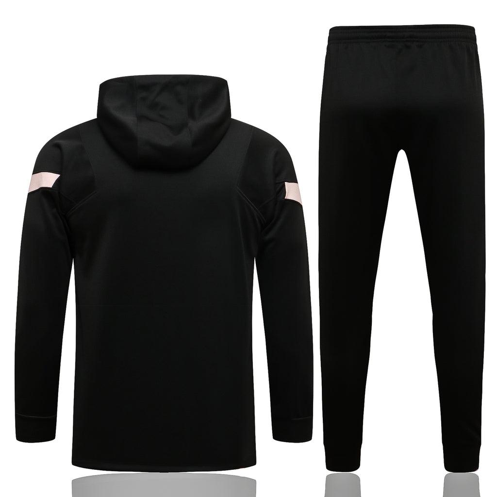 Conjunto Inverno PSG Preta Nike - Com Capuz