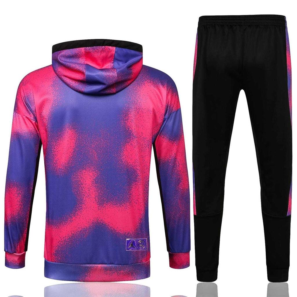 Conjunto Inverno PSG Rosa e Roxo Jordan - Com Capuz