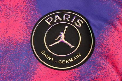 Conjunto Inverno PSG Rosa e Roxo Jordan - Com Capuz